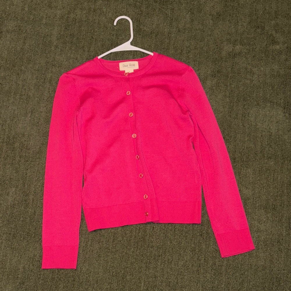 Charter Club Vibrant Pink Cardigan